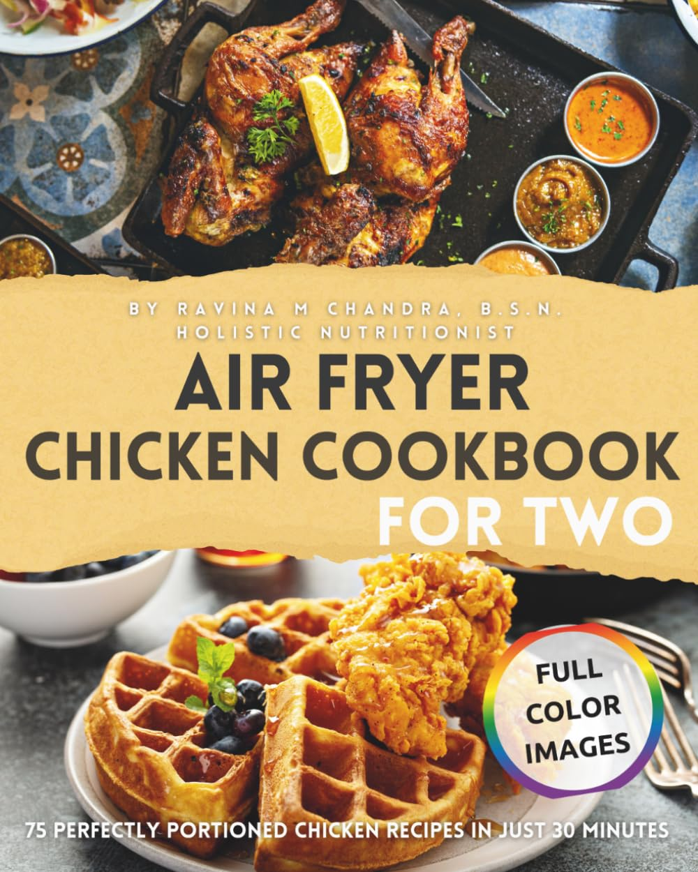Air Fryer Chicken Cookbook for Two book cover